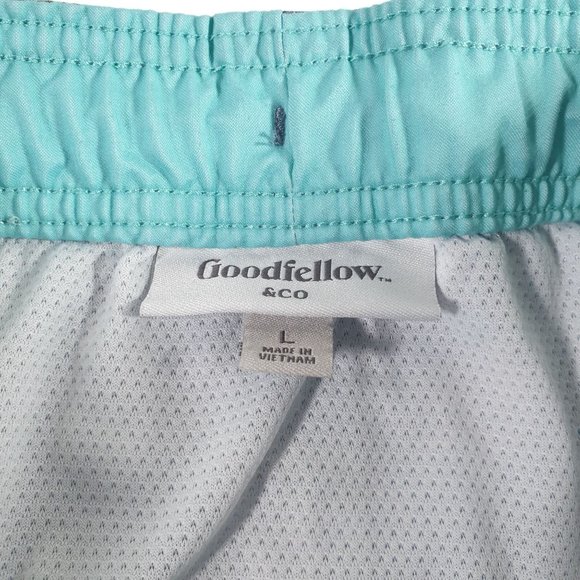 Goodfellow Mens Swim Suit Trunks Tropical Drinks Hawaiian Vacation Beach Pool - Picture 5 of 8